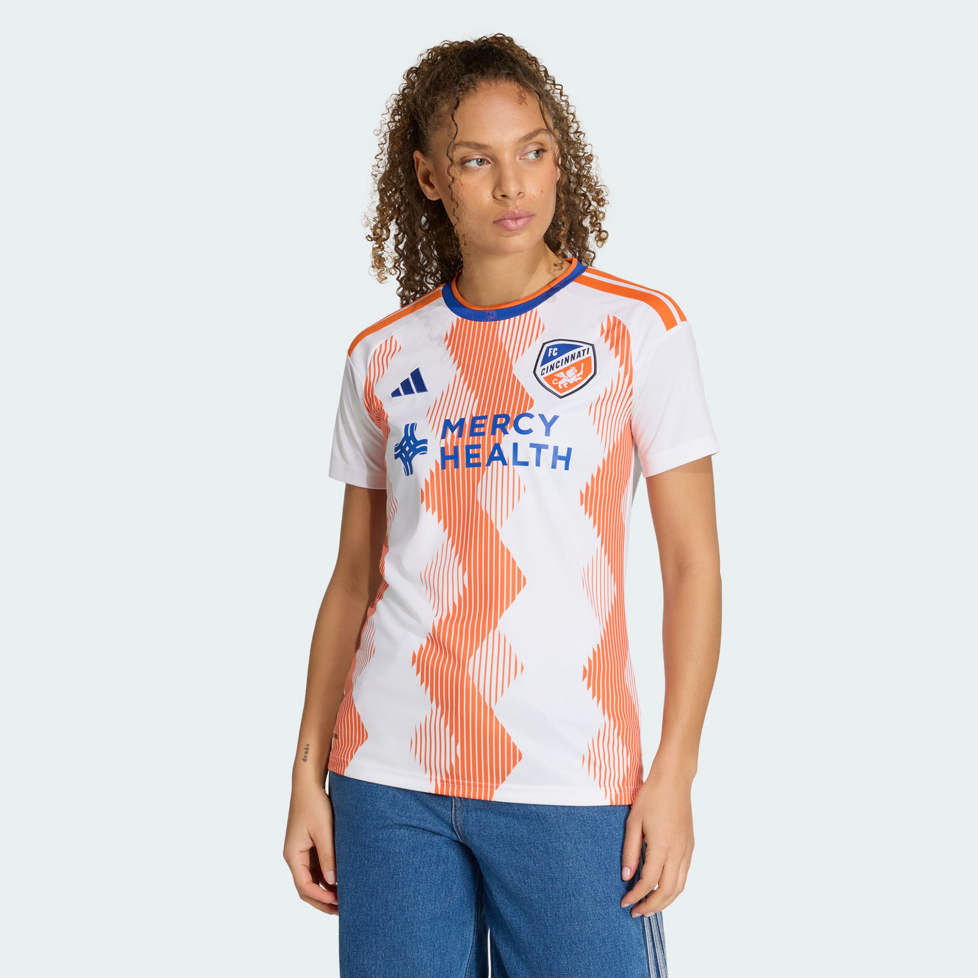[LK] Youth FC Cincinnati Women's 2026 The Seven Hills Kit Replica Jersey - White