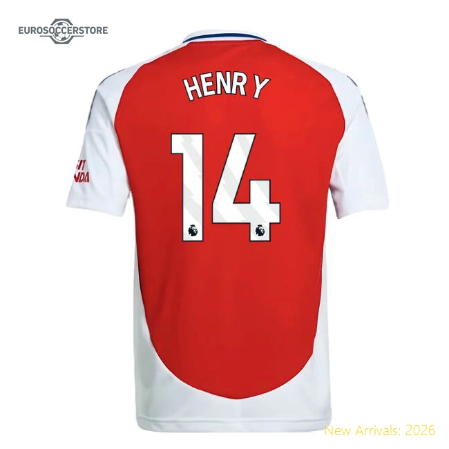 2024-2025 Arsenal Kids Durable Henry Jersey Climacool Flexible