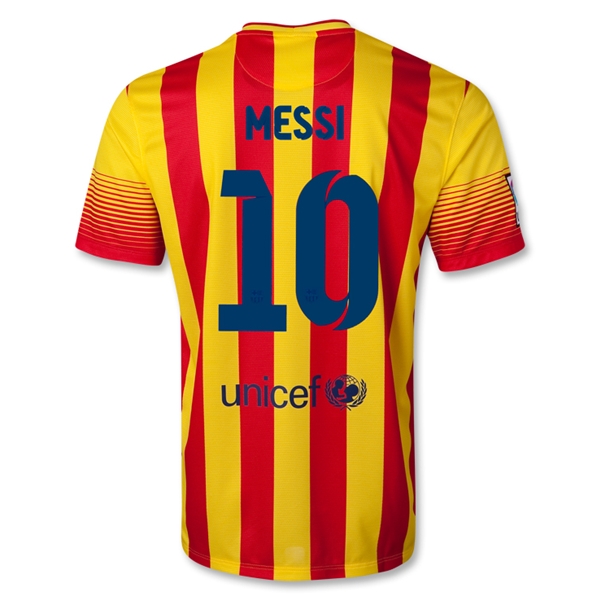High Performance Barca 1314 Barcelona 10 MESSI Away Shirt