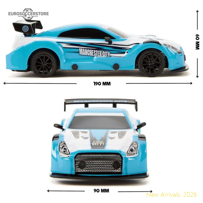 Premium Manchester City Fc Radio Control Sportscar 1:24 Scale