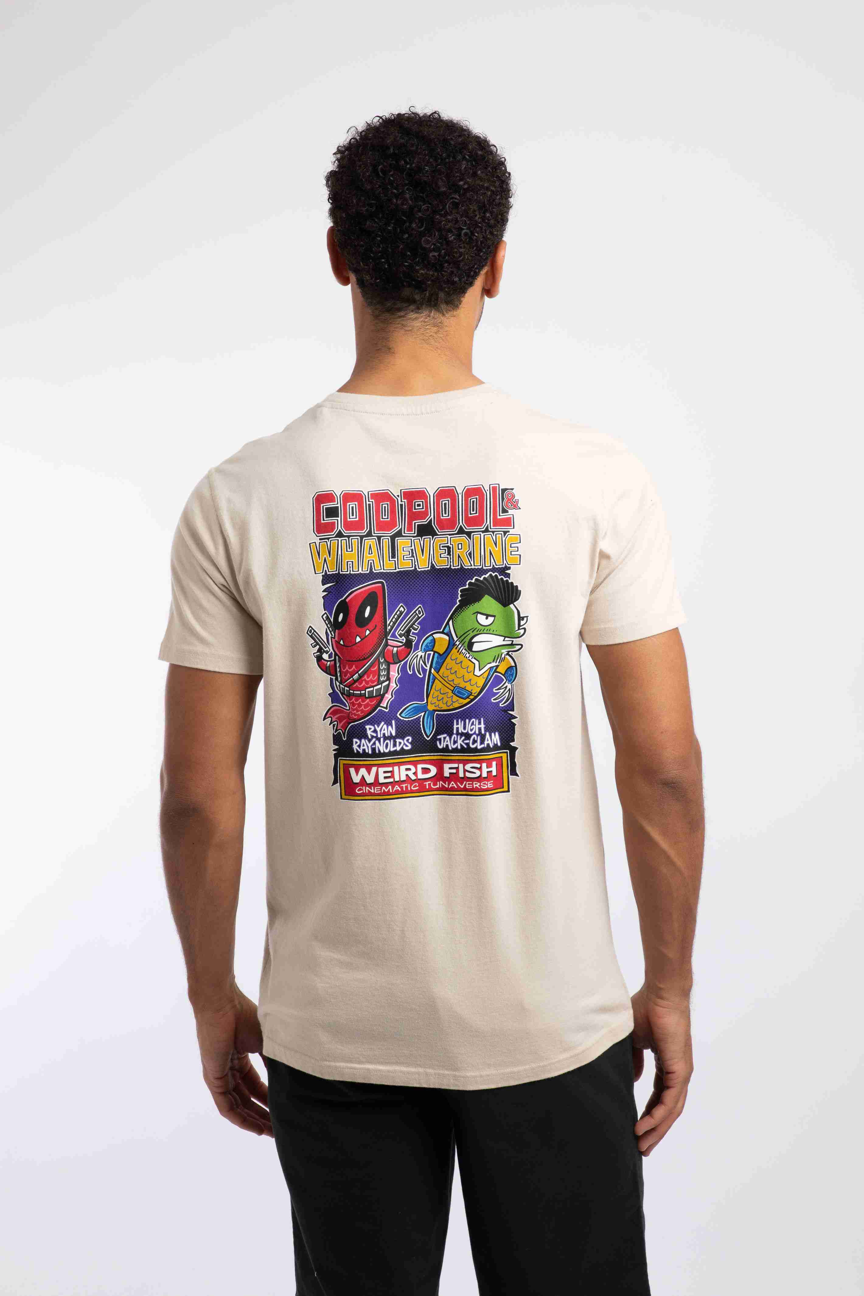 Codpool Back Print Artist T-Shirt String
