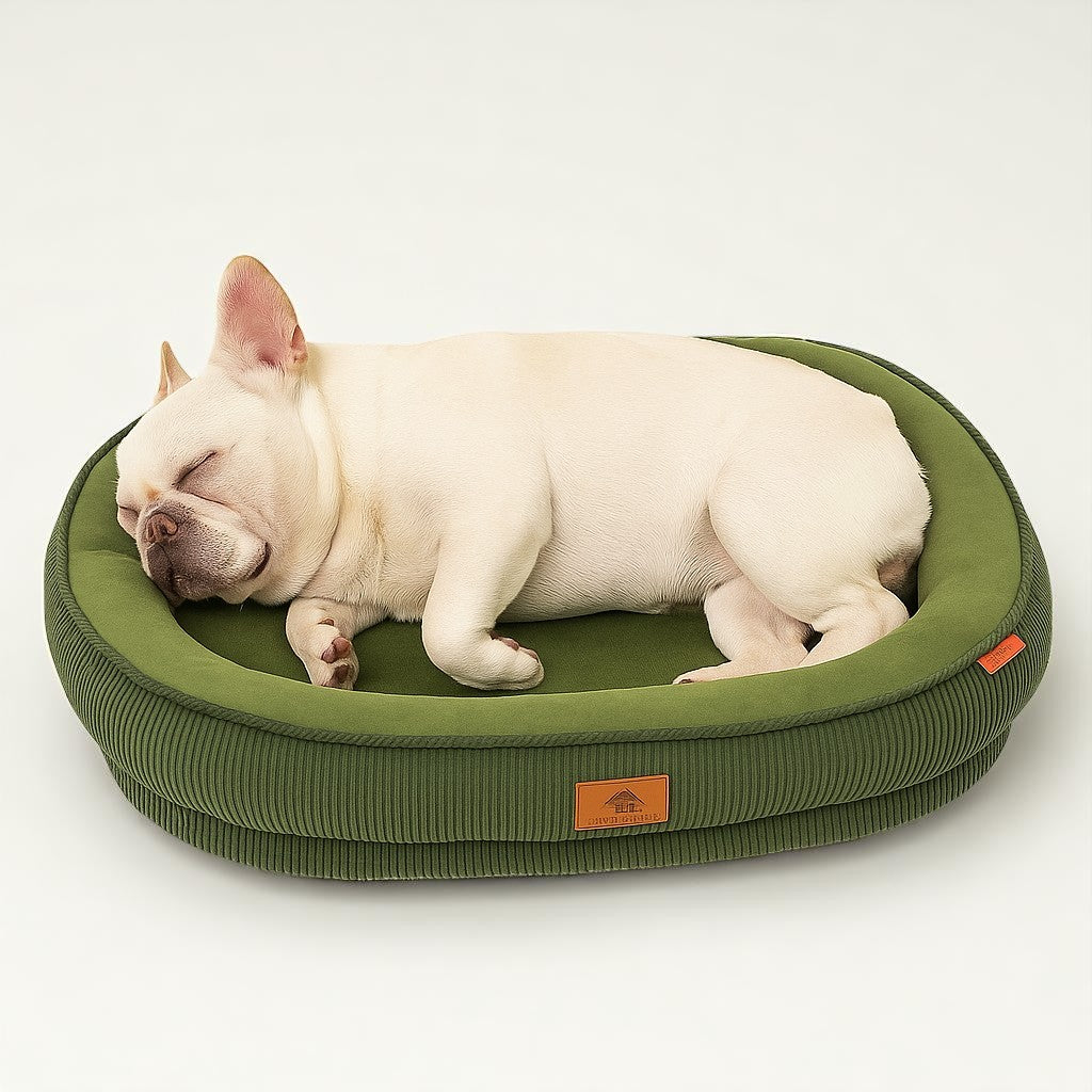 Weather-Resistant Bullinest French Bulldog Winter Sofa Bed – Warm And...