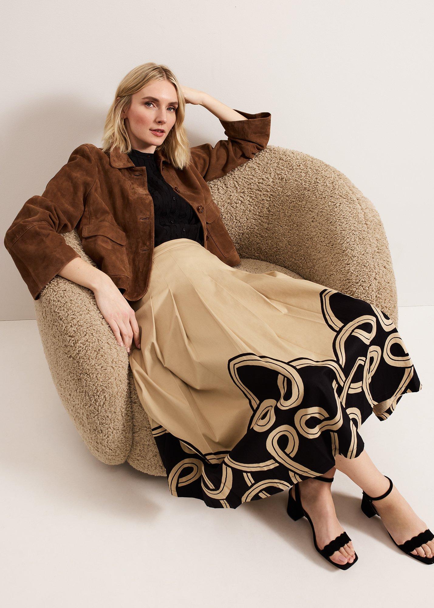 Sophia Print Skirt