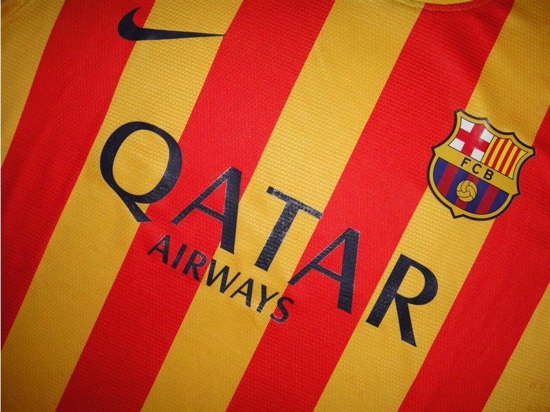 Authentic Match Quality Barca 1314 Barcelona Away Shirt