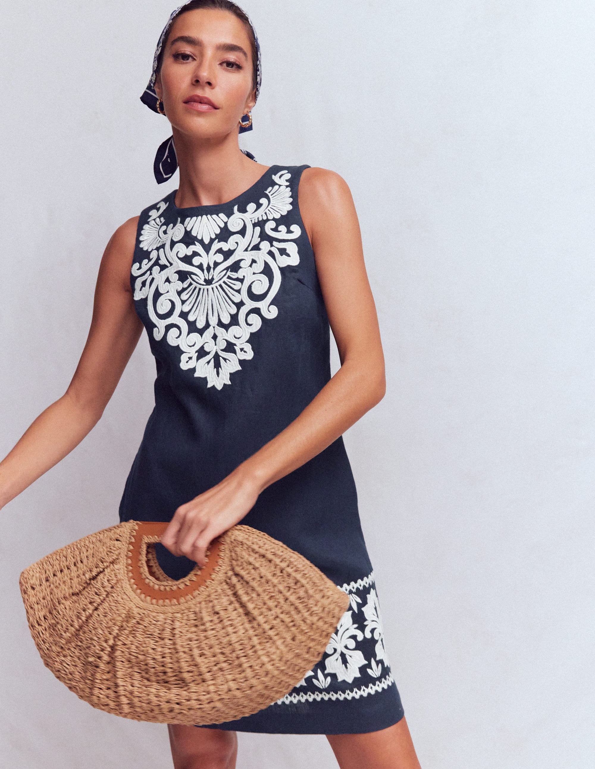 Linen Shift Dress