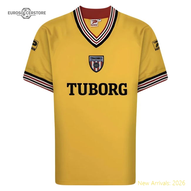 Official 1986-1988 Sunderland Third Retro Shirt (yellow) - Premium