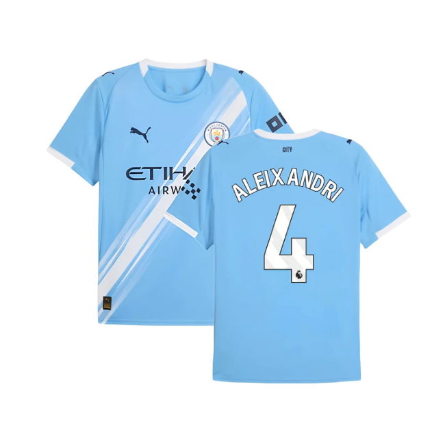 Top Tier Football Man City Home Shirt Aleixandri #4 New Release Pr...