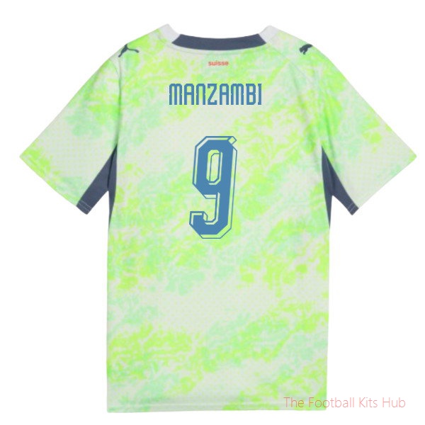 2026-2027 Switzerland Away Shirt (Kids) (Manzambi 9)