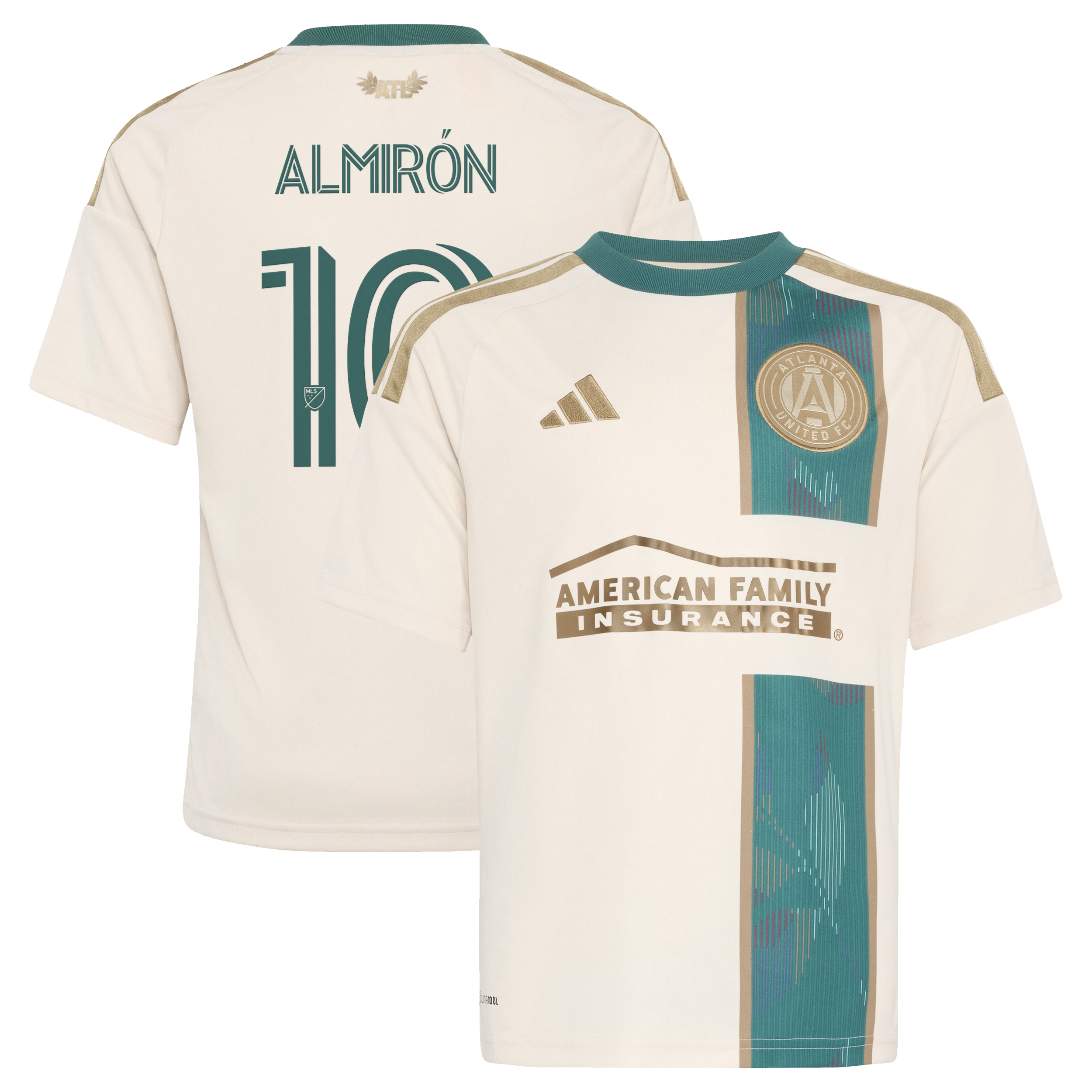 [SJH] Miguel Almiron Atlanta United FC Youth 2026 Spirit of '96 Replica Jersey - Tan