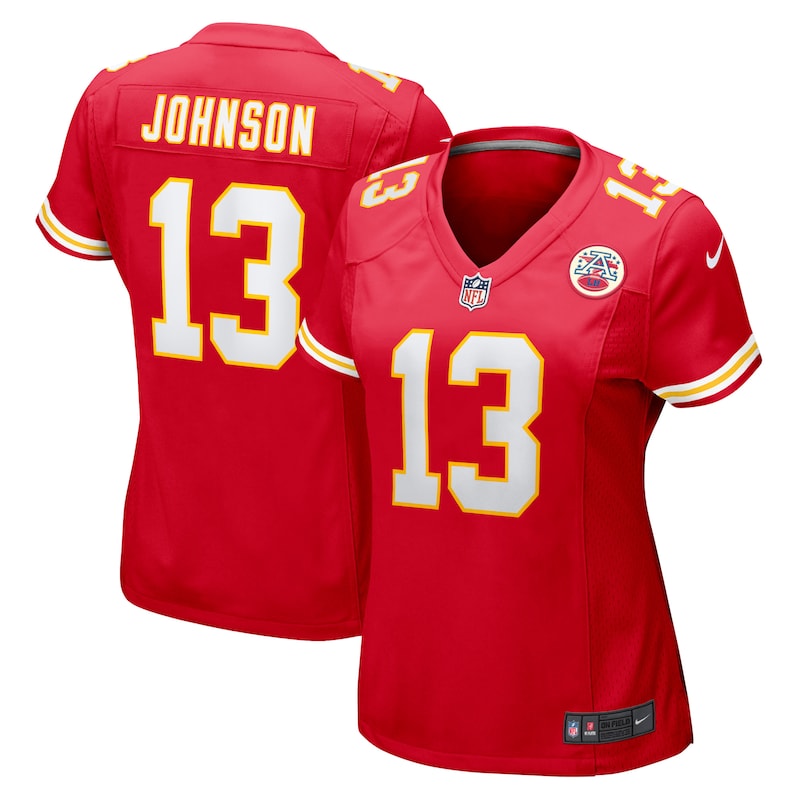 None Nazeeh Johnson KC Chiefs Dynamic Pro-Level Jersey Football Appare