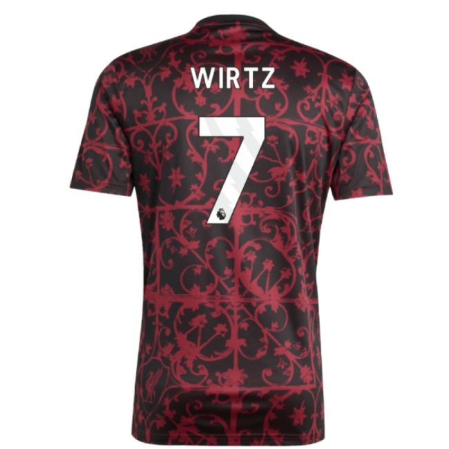 Trendy Liverpool 2025-2026 Liverpool Pre-Match Shirt (Black) (Wirtz...