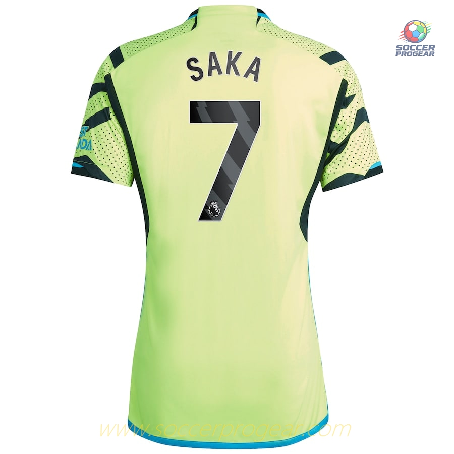 Arsenal 2023 2024 Saka Away Children Kit Shirt