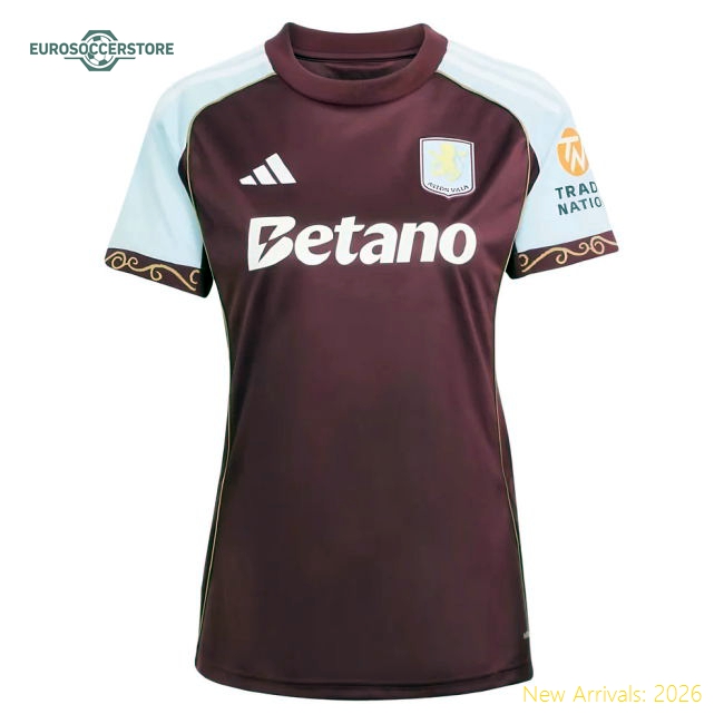2025-2026 Aston Villa Womens Refined Jersey Advanced Textile