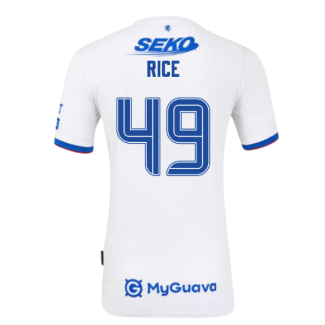 2025-2026 Rangers High Quality Away Away Rice 49 - Limited Edition