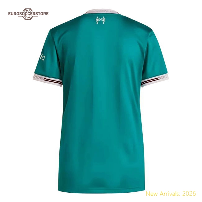 Modern Liverpool Womens Jersey 2025-2026 Aeroready Performance Fabric