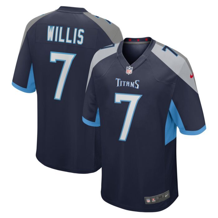 None Men's TEN Titans Powerful Authentic Jersey for NFL Fans
