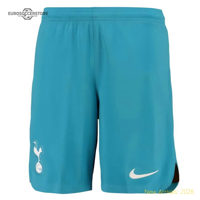 Official 2022-2023 Tottenham Third Shorts (dark Turquoise) - Kids