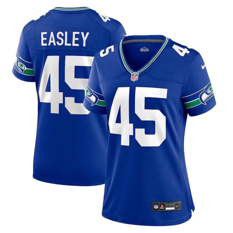 None Kenny Easley SEA Seahawks Stylish Officially Licensed Jersey