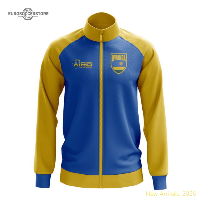 Rwanda Concept Football Track Jacket (blue) - World Cup Edition