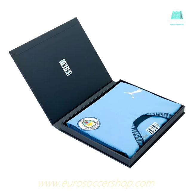 2024-2025 Man City Home Authentic Shirt with packaging (Savinho 26)