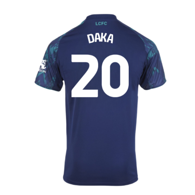 Trendy 2025-2026 Leicester City Away Shirt - Kids (Daka 20) for Wor...