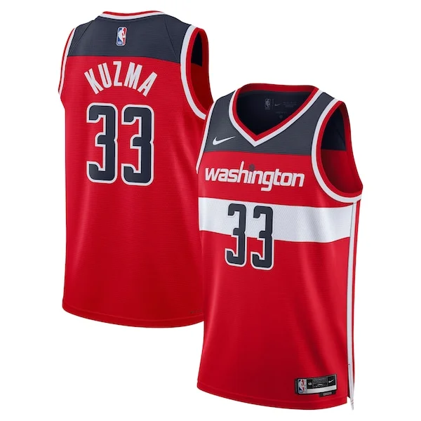 Kyle Kuzma WAS Swingman Jersey - superior NBA - Red casual game-day