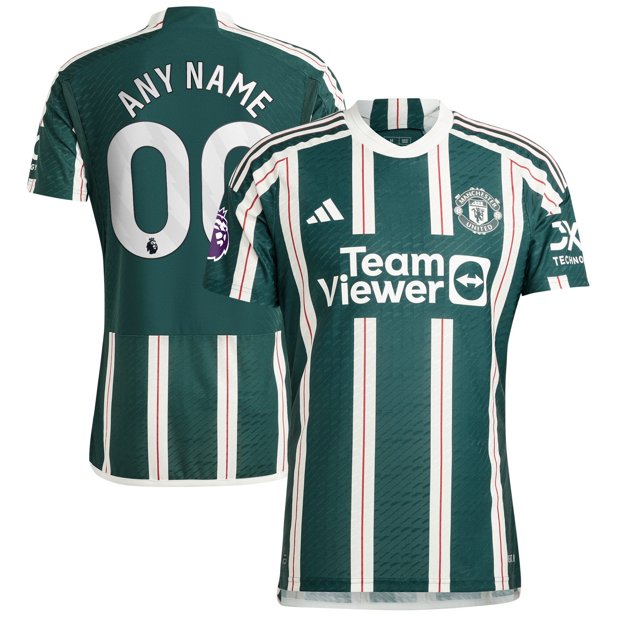 [SJH] Manchester United 2023/24 Away Authentic Custom Jersey - Green