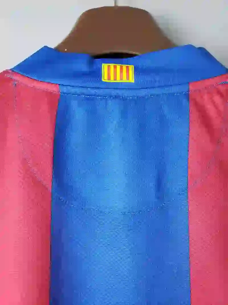 Cheap 2007-2008 Barcelona Long Sleeve Jersey retro kit