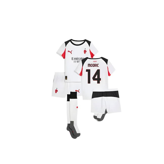 2025-2026 AC Milan Away Mini Kit (Modric 14)
