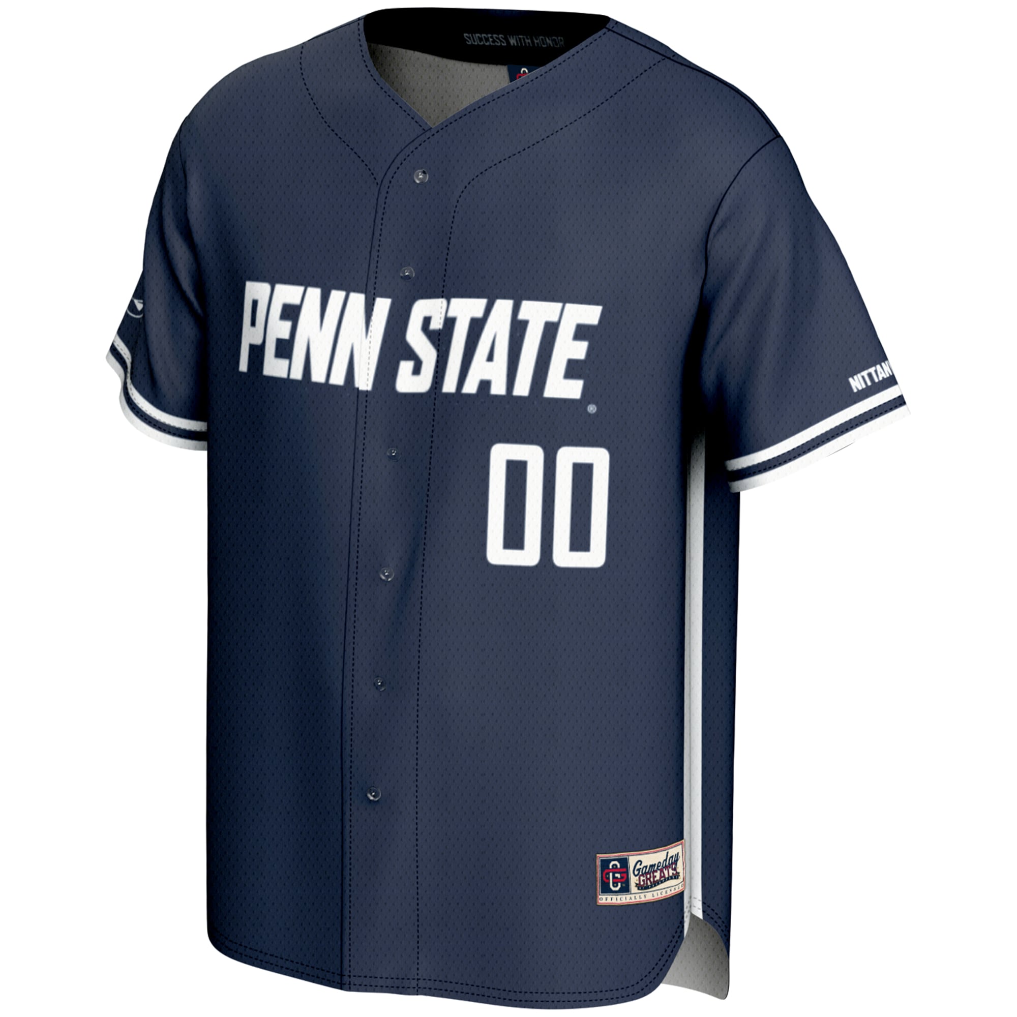 [DDG] Penn State Nittany Lions GameDay Greats NIL Pick-A-Player Lightweight Baseball Jersey - Navy