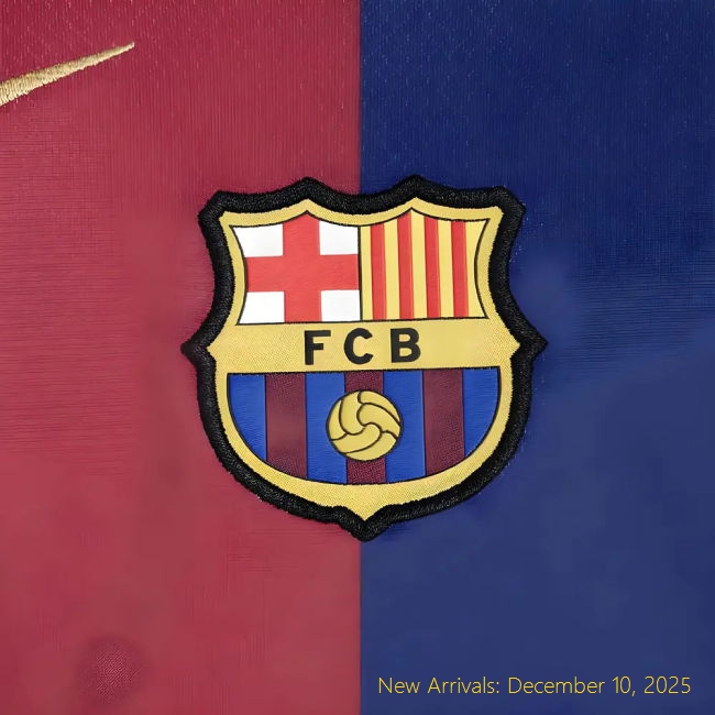 2024-2025 Barcelona Barca Authentic Home Shirt (Sponsorless) - Kids