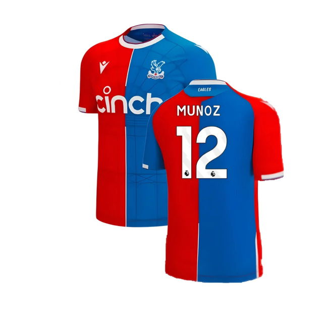 Classic Jersey Authentic 2023-2024 CRY Home Rare Find MUNOZ 12 Ad#319