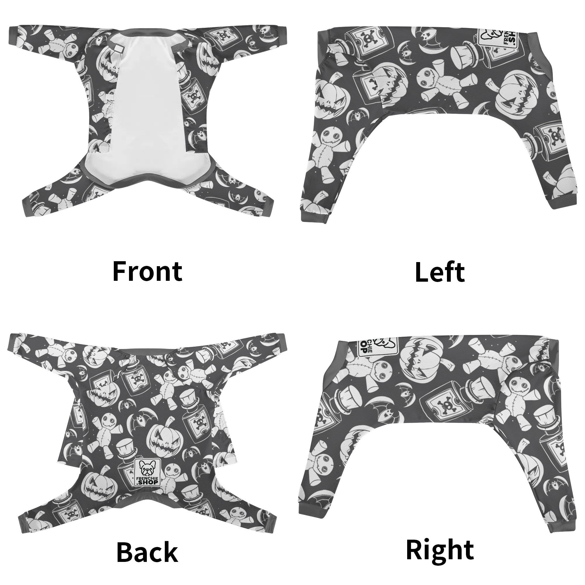 Mickey - Breed-specific Frenchie Pajamas Paw Protection | Durable Build