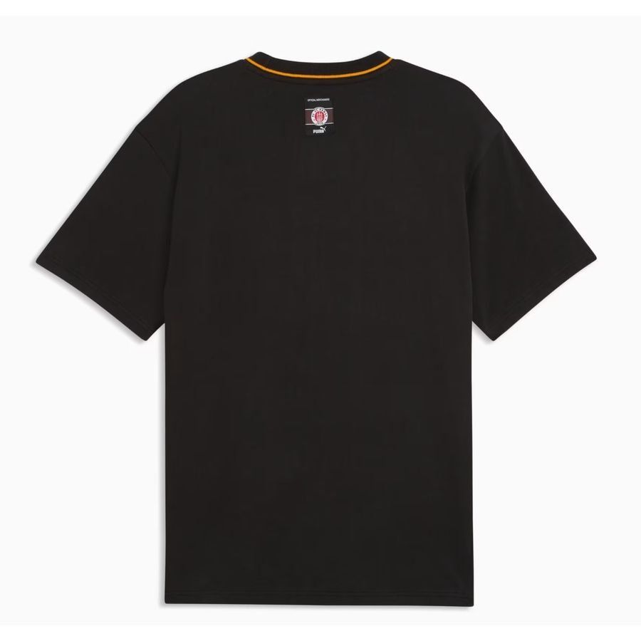 St. Pauli T Shirt Retro Puma Jet Black/puma Pure White