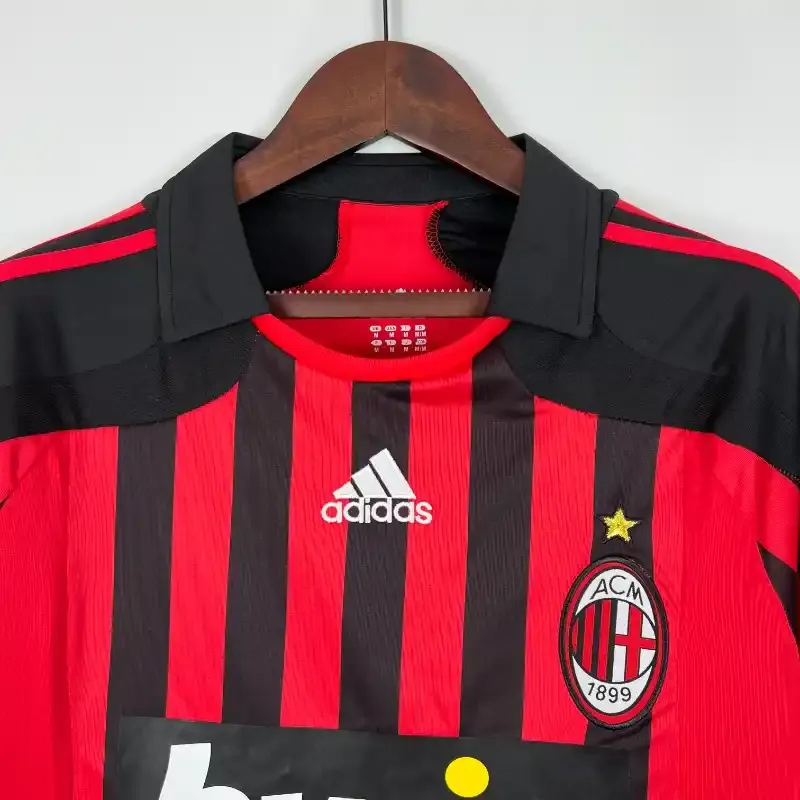 Cheap 2007-2008 AC Milan Jersey retro kit