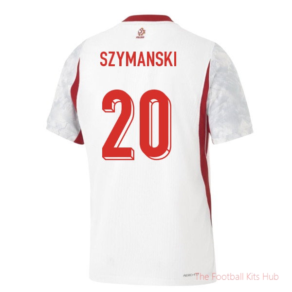 Breathable Replica Poland 2026-2027 Home Shirt (Szymanski 20)
