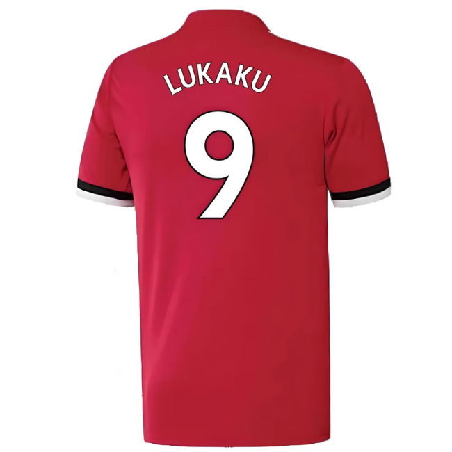 Manchester United 2017-18 Home Kit ((Excellent) 4-5 Year) (Lukaku 9)