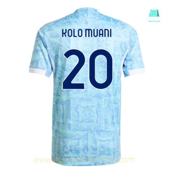 2025-2026 Juventus Authentic Away Shirt (Kolo Muani 20)