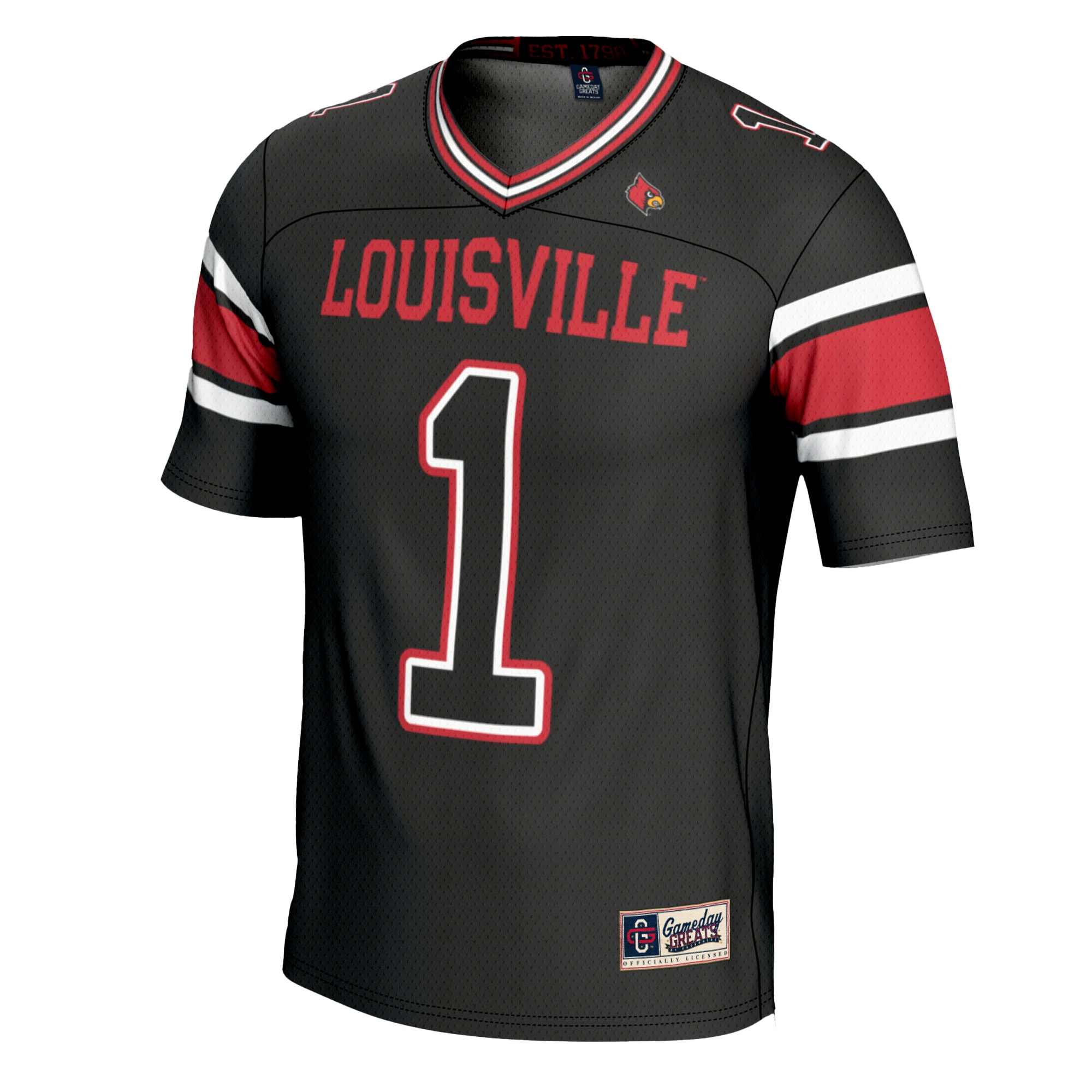 [DDG] Louisville Cardinals GameDay Greats Football Jersey - Cardinal