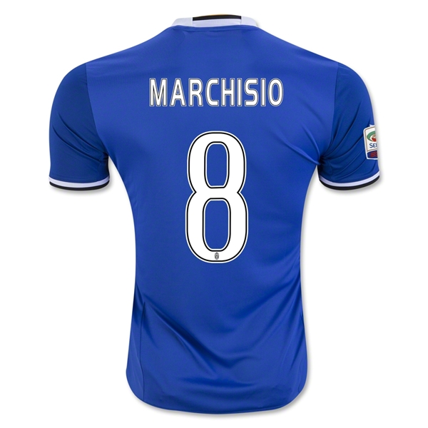 Juventus Away 201617 MARCHISIO 8 Soccer Jersey Shirt - Official