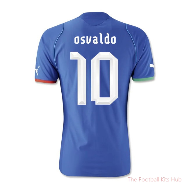 2013-14 Italy Home Shirt (Osvaldo 10)