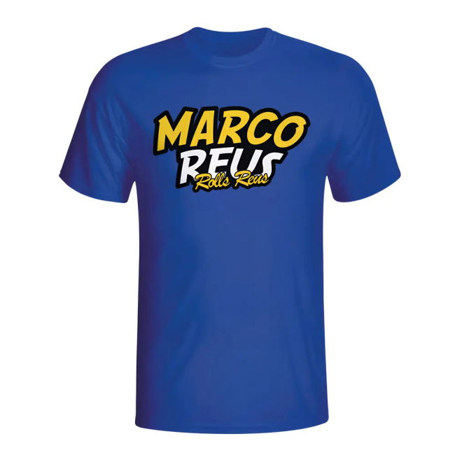 Marco Reus Comic Book T-shirt (blue) | Durable | Discounted