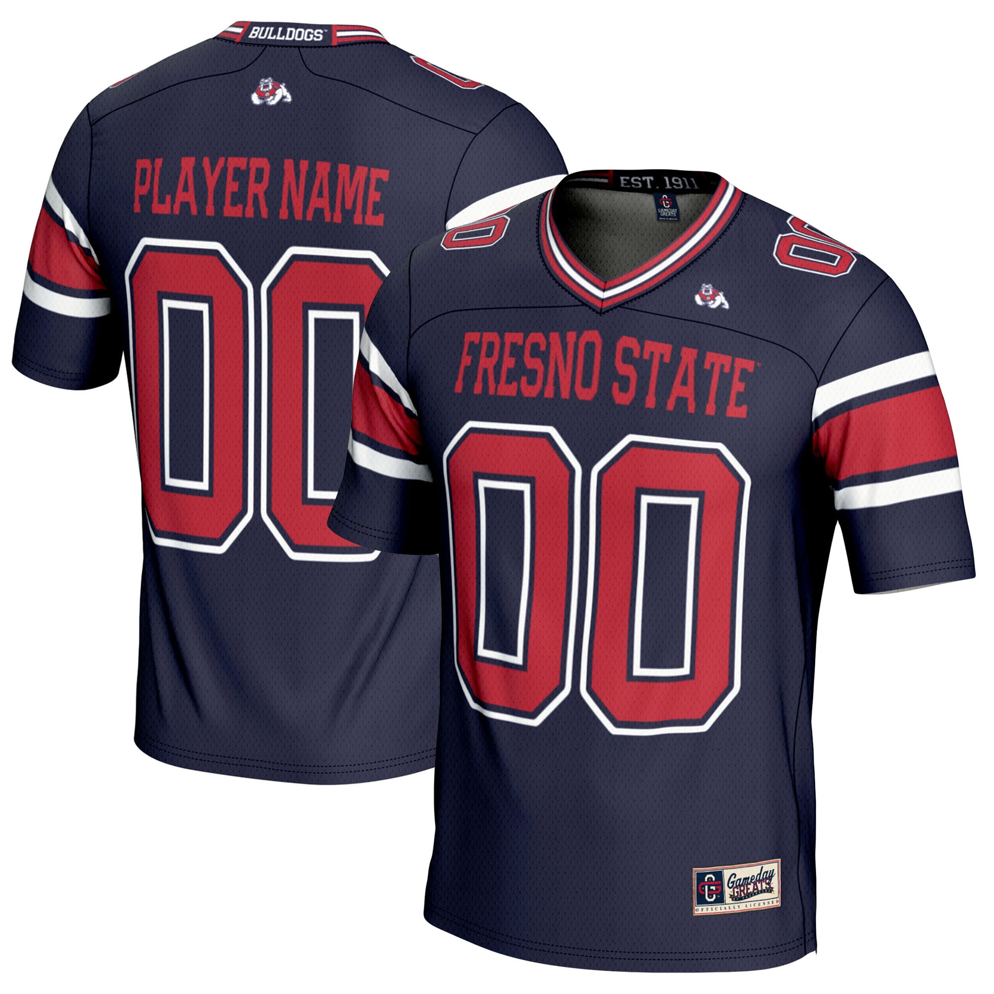 Fresno State Bulldogs GameDay Greats Youth NIL Pick-A-Player 26/27 Football Jersey - Navy