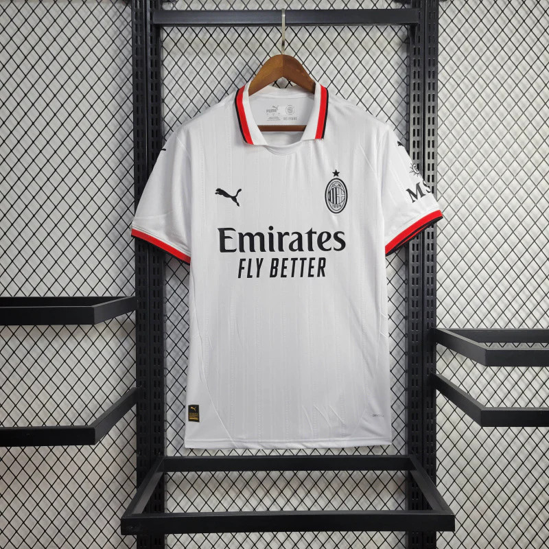 Licensed Authentic Advanced Fabric AC Milan 2425 Away Shirt