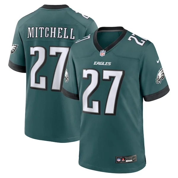 None Quinyon Mitchell Game Jersey - Green | NFL Player Jersey