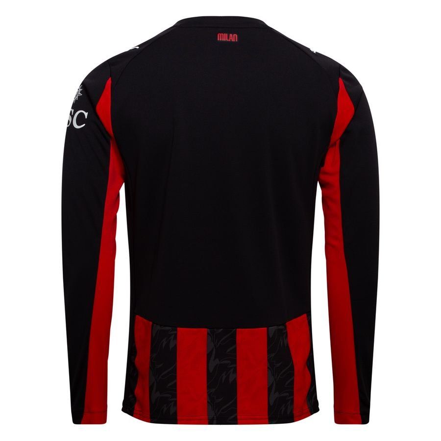 Milan Home Shirt 2025/26 Long Sleeves In Multiple Adult Sizes