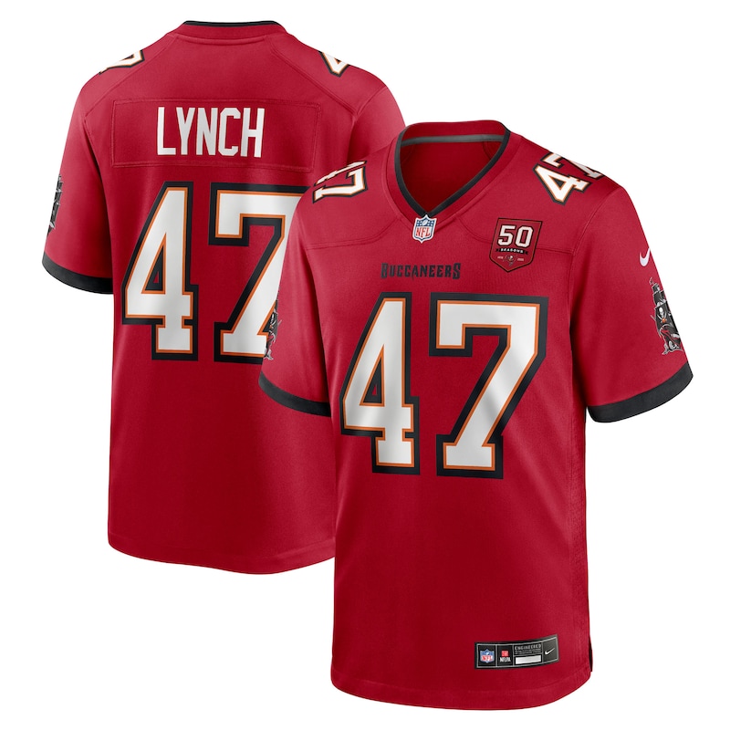 None John Lynch Tampa Bay Buccaneers Vintage Game-Day Essential