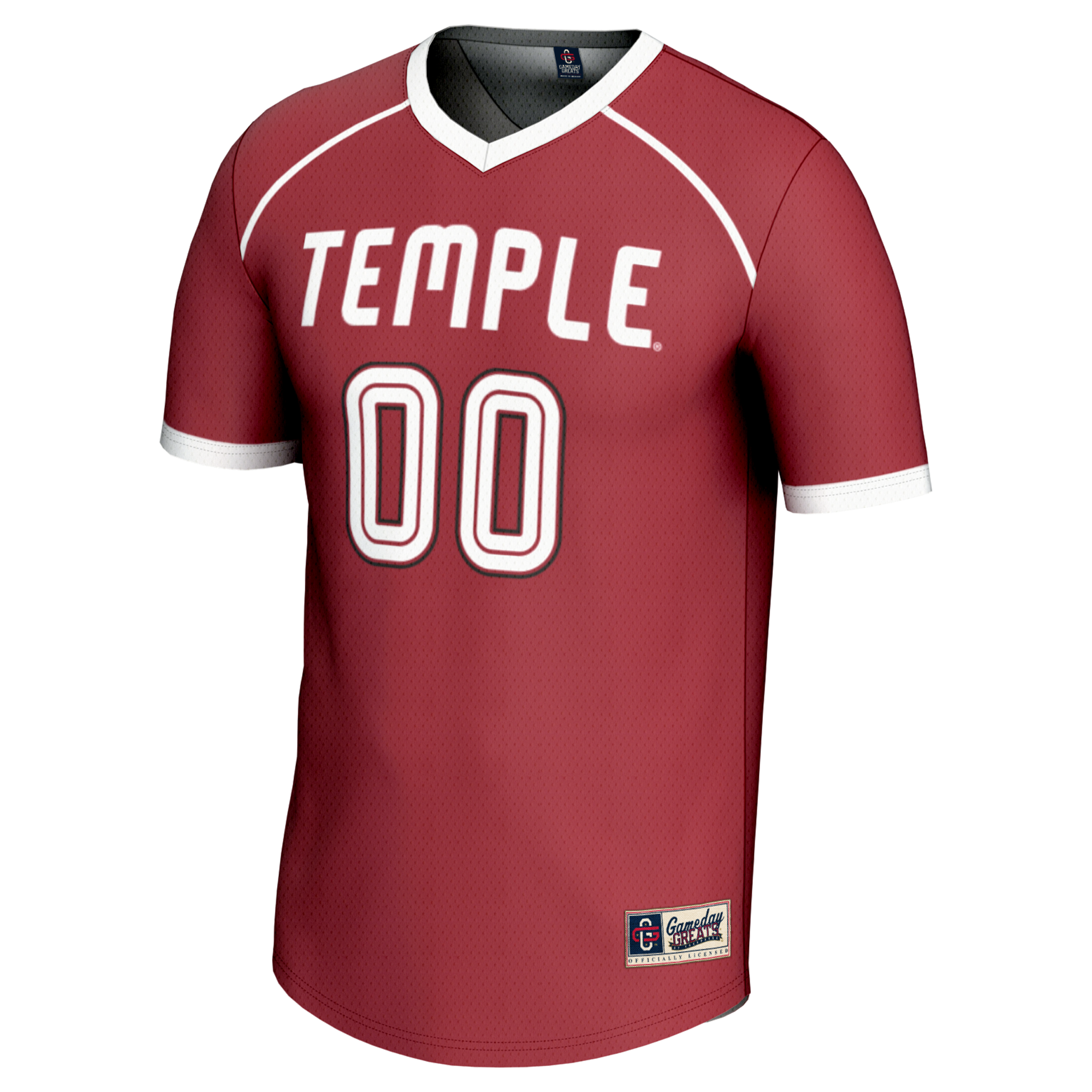 [DDG] Temple Owls GameDay Greats Unisex Women's Lacrosse NIL Lightweight Jersey - Cherry