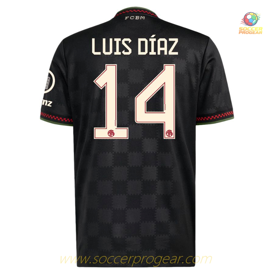 Team Jersey Bayern Munich Third 2025-26 Edition Luis Diaz