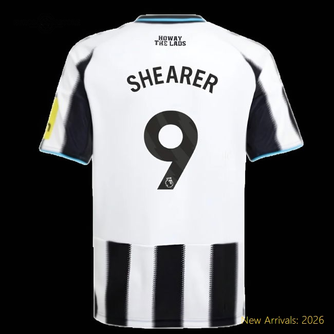 Comfortable Kids Newcastle Shearer Jersey 2025-2026 Stretchy